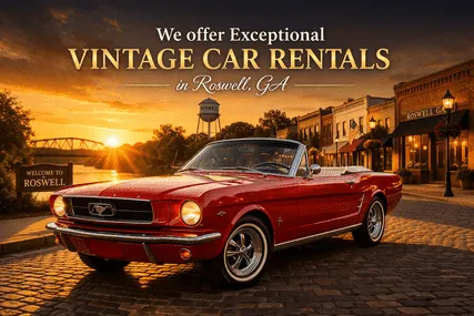 We Offer Exceptional Vintage Car Rentals in Roswell, GA