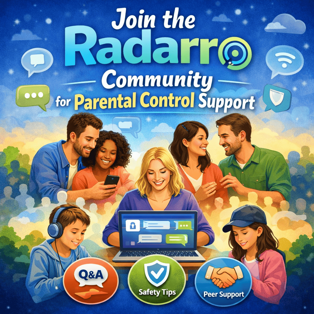 Join the Radarro Community for Parental Control Support