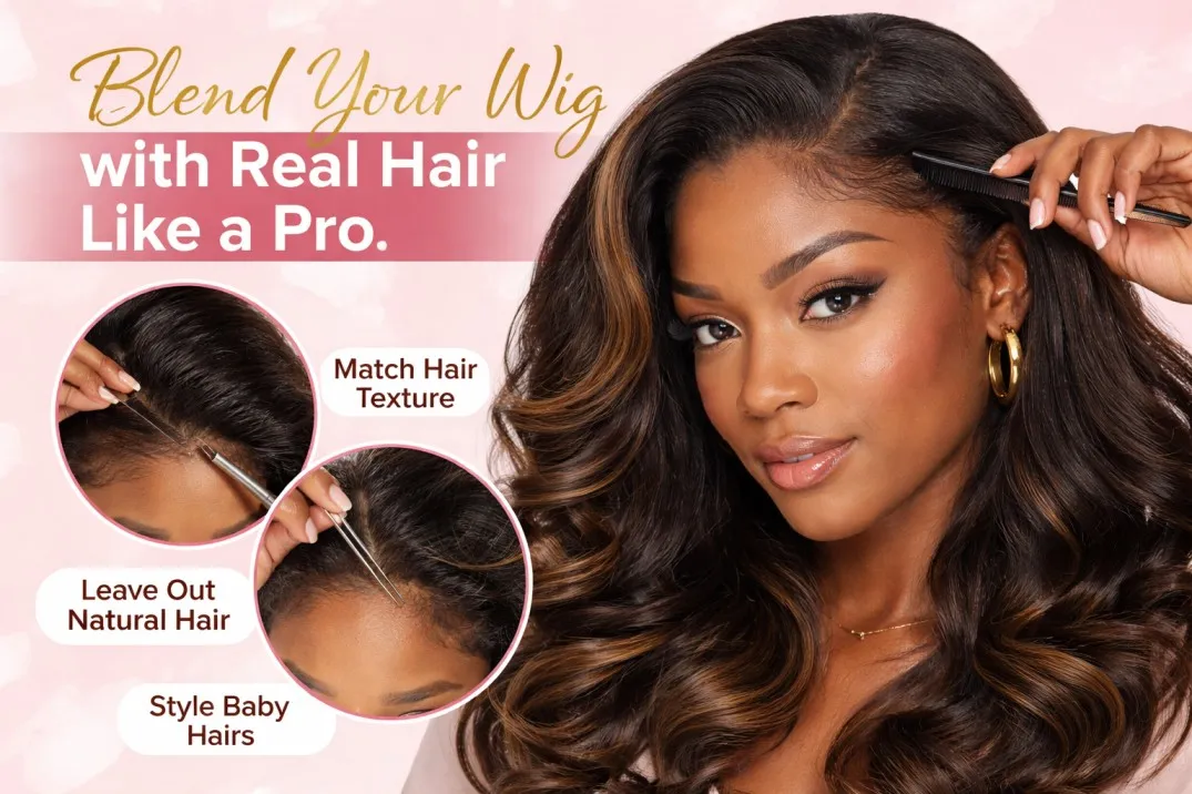 Blend Your Wig with Real Hair Like a Pro