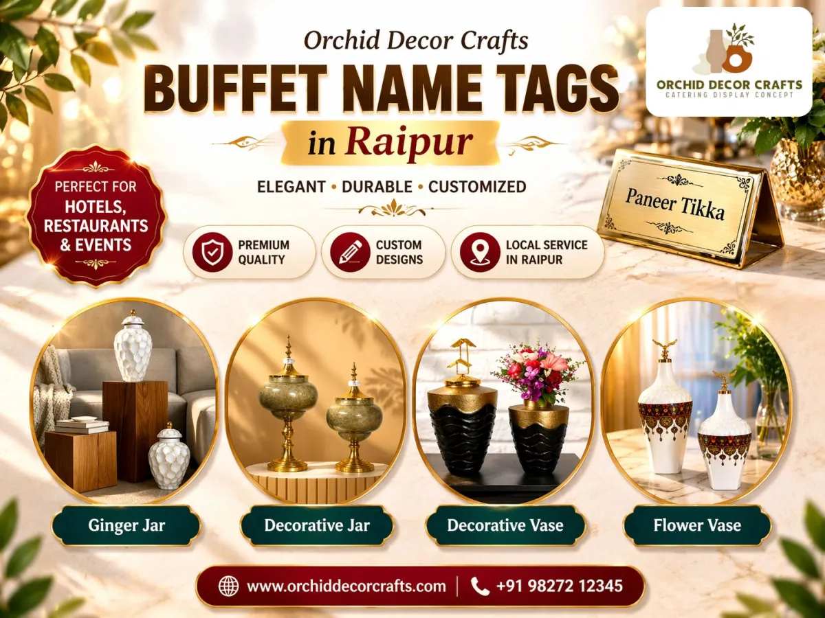 Buffet Name Tags in Raipur – Enhance Your Catering Presentation