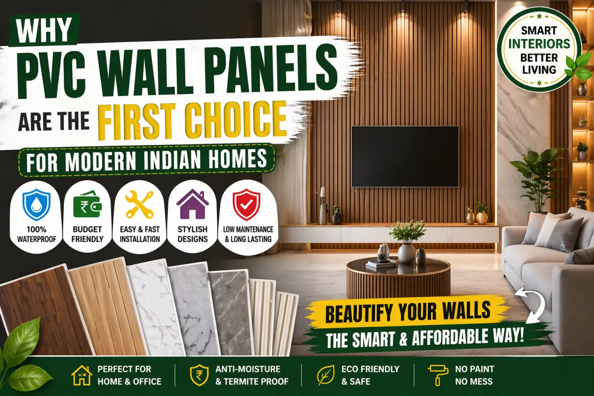 Why PVC Wall Panels Are Becoming the First Choice for Modern Indian Ho