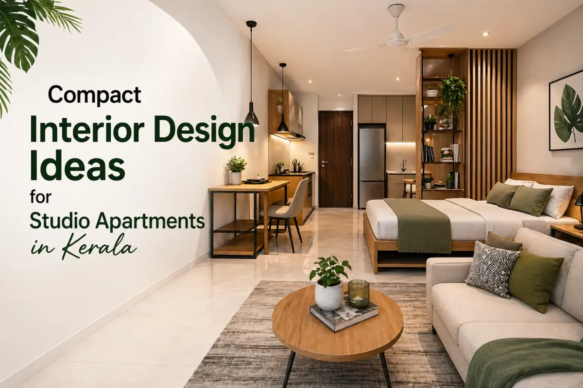 Compact Interior Design Ideas for Studio Apartments in Kerala