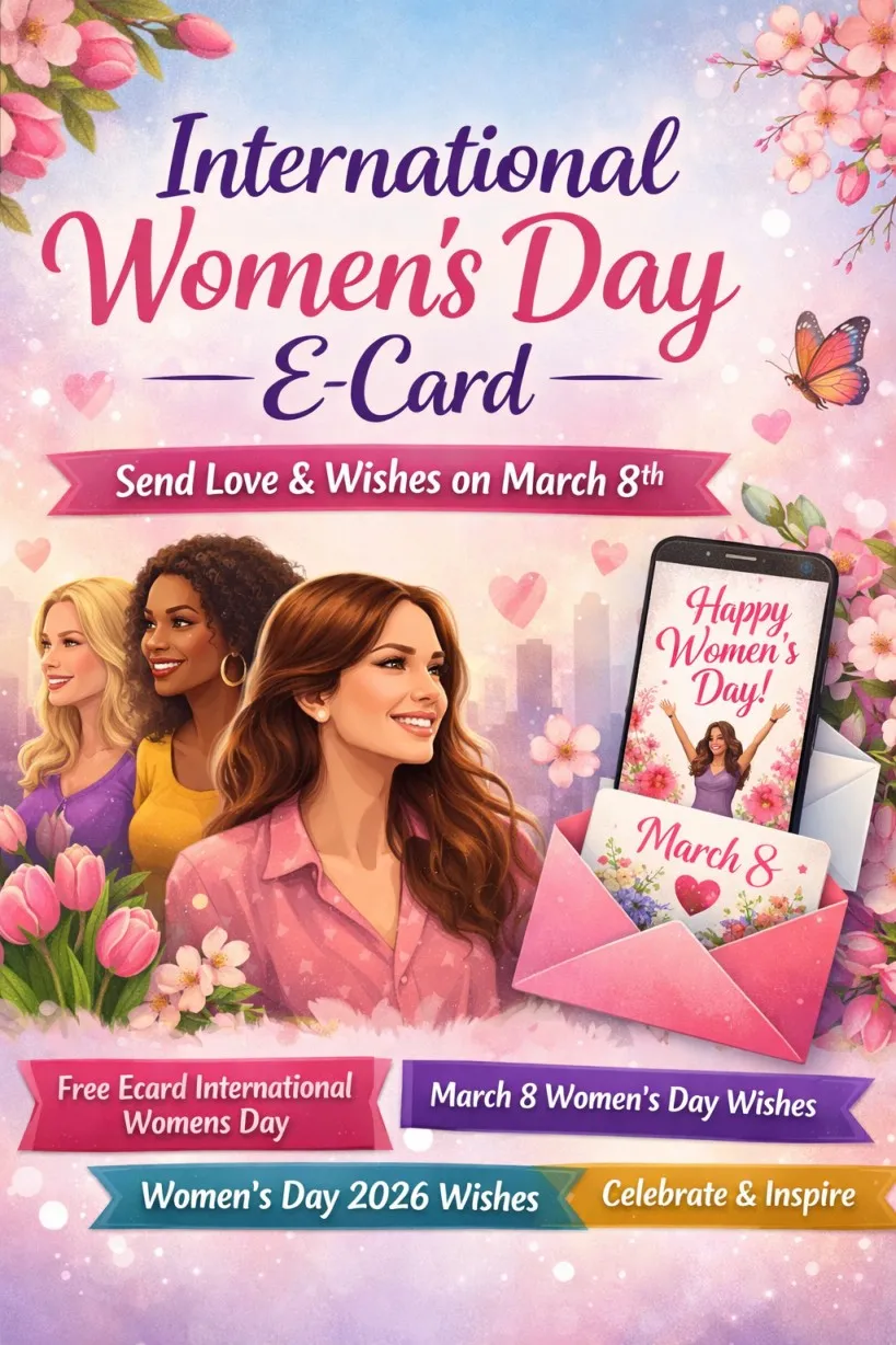 Featured image for International Women’s Day eCard: Celebrate March 8 with Free &amp; Meaning - property blog post