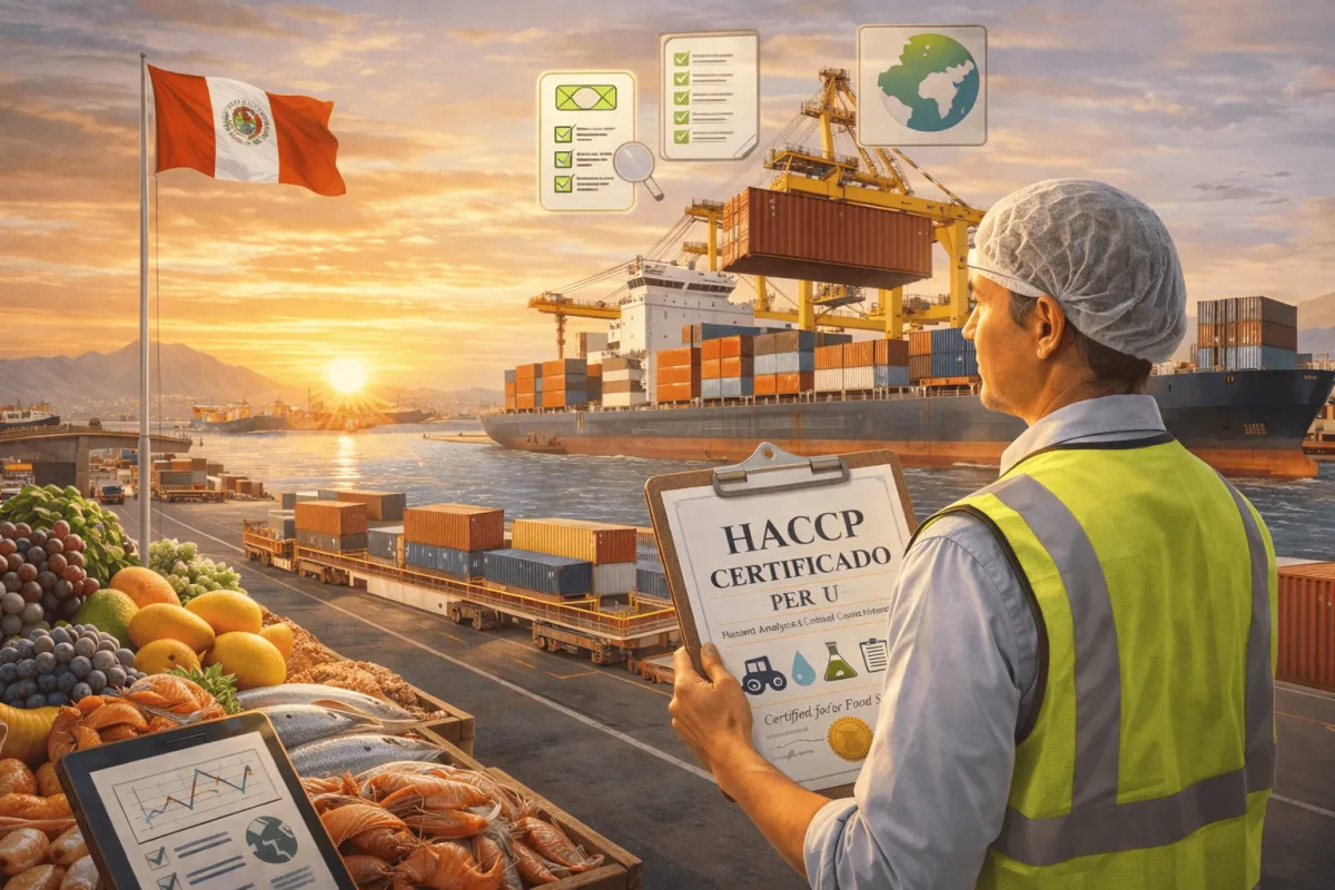 Certificate HACCP Peru Strengthening Food Safety and Export Confidence