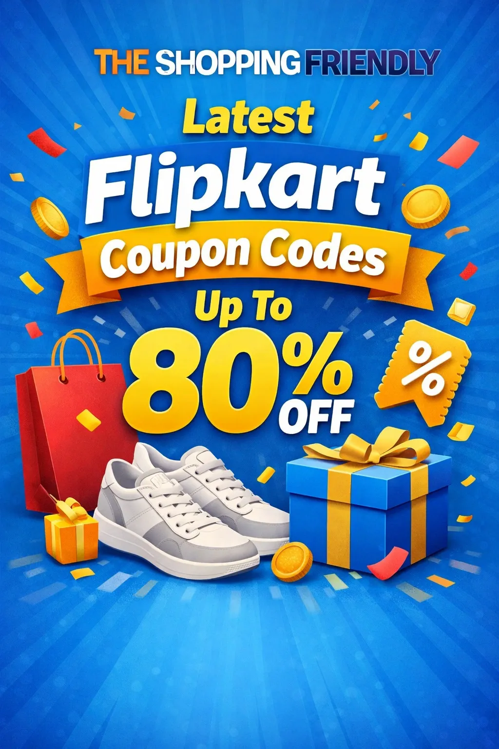 Latest Flipkart Coupon Codes – Up To 80% Off