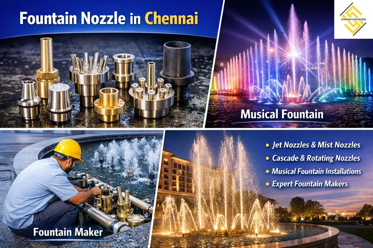Fountain Nozzle in Chennai – Enhance Water Features with Premium Quali
