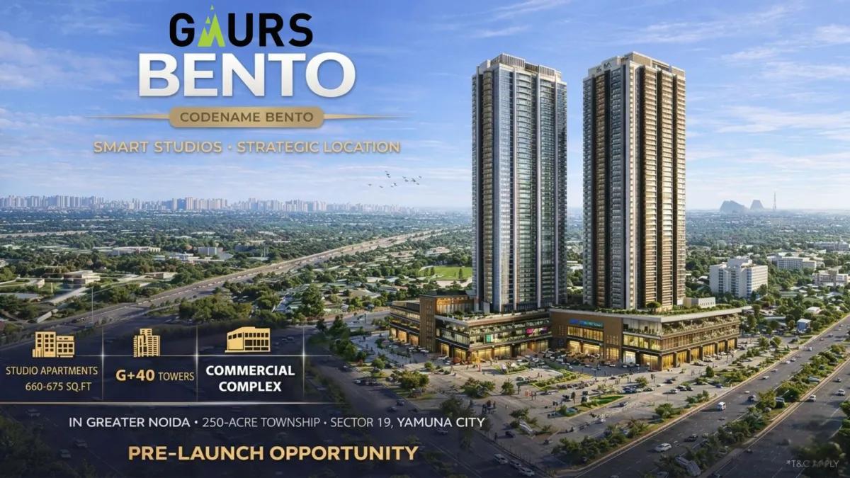 Gaur Bento Yamuna Expressway: Modern Studio Investment Plan
