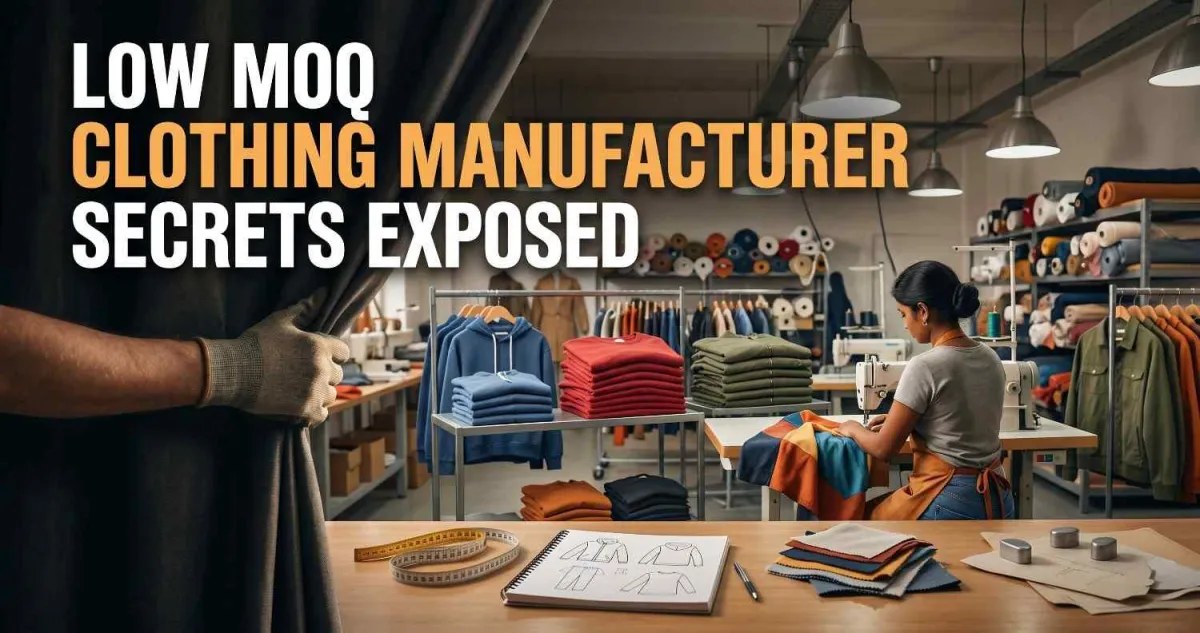 Low MOQ Clothing Manufacturer Secrets Exposed