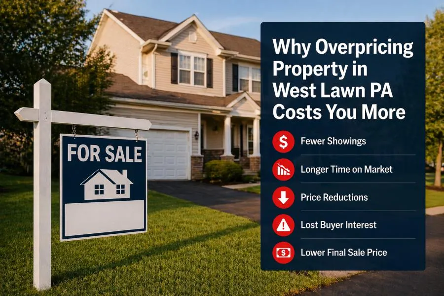 Why Overpricing Property in West Lawn PA Costs You More
