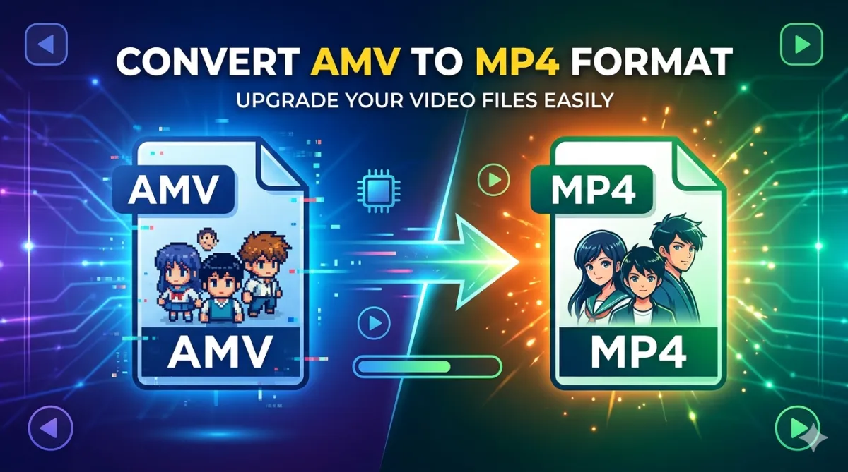 Convert AMV to MP4 - Simple & Effective Guide Featured Image