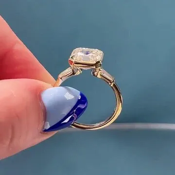 Discover the Timeless Beauty of Lab Grown Asscher Cut Diamond Rings