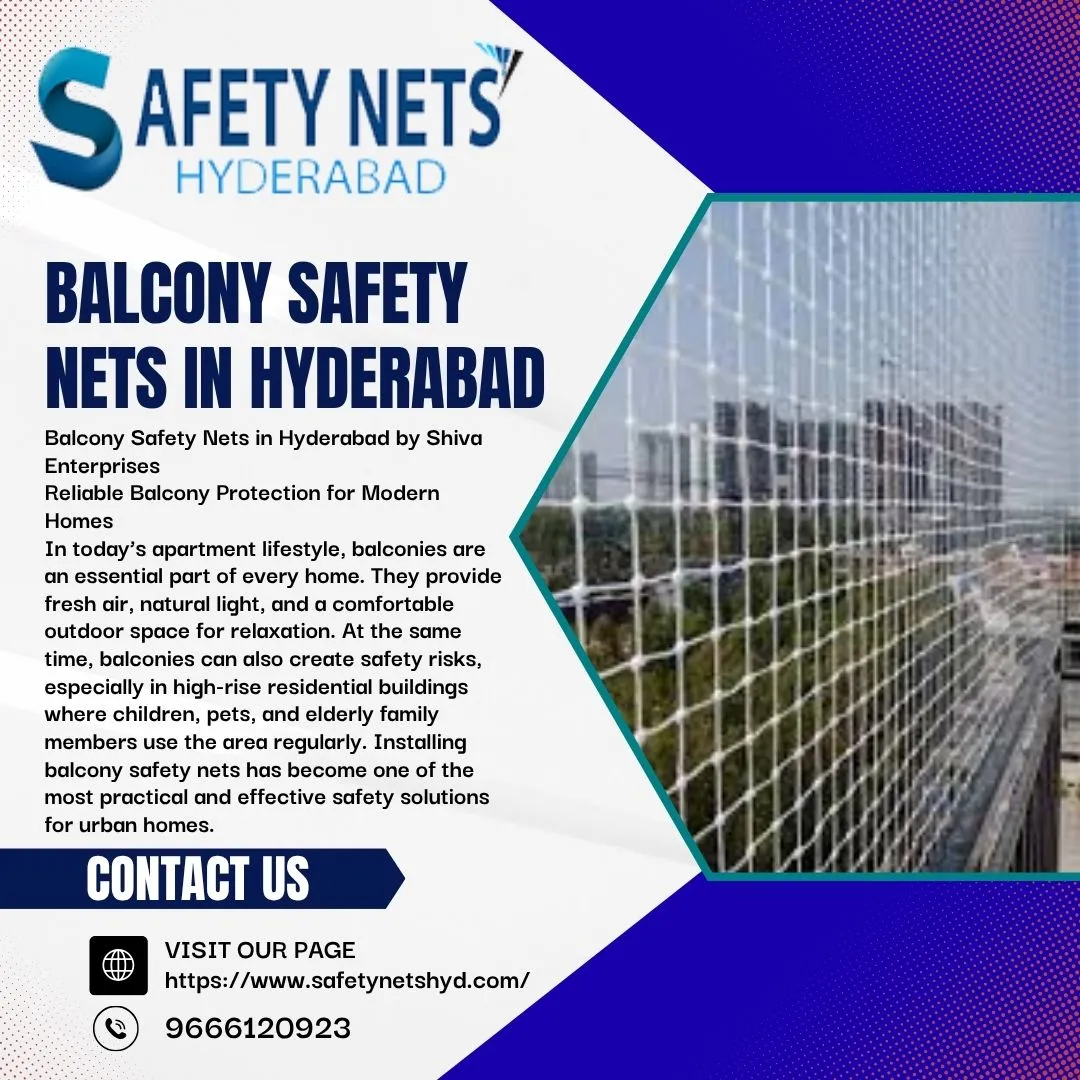 Balcony Safety Nets in Hyderabad - Shiva Enterprises